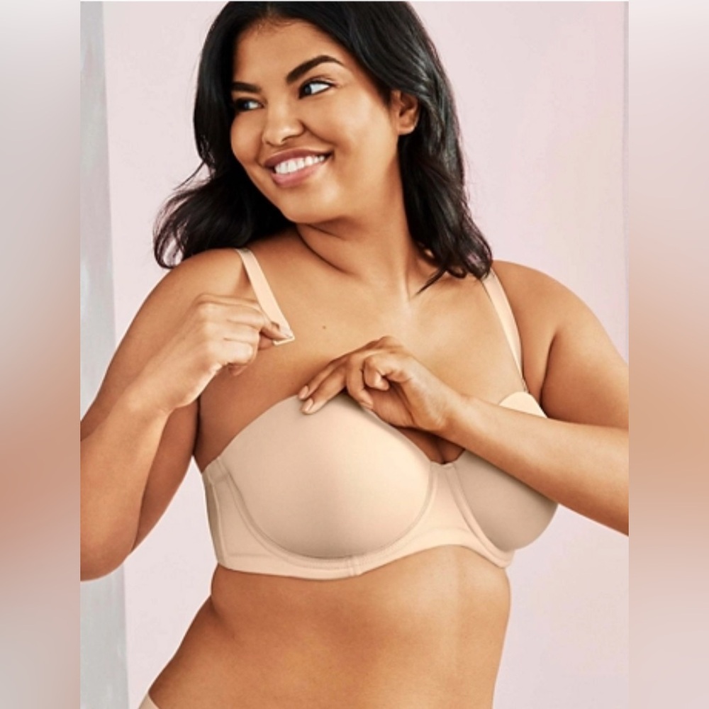 NWT Wacoal Red Carpet Strapless Bra, Tan, Sz 36C, convertible straps!